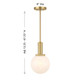 One Light Pendant (M7050NB)