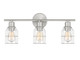 Meridian - M80004BN - Three Light Bathroom Vanity Light - Mbath - Brushed Nickel