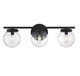 Meridian - M80024MBK - Three Light Bathroom Vanity - Matte Black