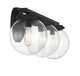Three Light Bathroom Vanity Light (M80024MBK)