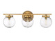 Mbath Three Light Bathroom Vanity Light (M80024NB)
