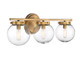 Mbath Three Light Bathroom Vanity Light (M80024NB)