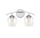 Meridian - M80031CH - Two Light Bathroom Vanity Light - Mbath - Chrome