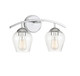 Mbath Two Light Bathroom Vanity (M80031CH)
