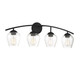 Mbath Four Light Bathroom Vanity Light (M80033MBK)