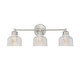 Meridian - M80035BN - Three Light Bathroom Vanity Light - Mbath - Brushed Nickel