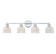 Meridian - M80036CH - Four Light Bathroom Vanity Light - Mbath - Chrome