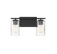Meridian - M80037MBK - Two Light Bathroom Vanity - Mbath - Matte Black