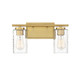 Meridian - M80037NB - Two Light Bathroom Vanity Light - Mbath - Natural Brass