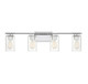Meridian - M80039CH - Four Light Bathroom Vanity - Mbath - Chrome