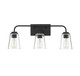 Mbath Three Light Bathroom Vanity Light (M80044MBK)