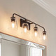 Mbath Four Light Bathroom Vanity (M80045MBK)