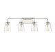 Meridian - M80045PN - Four Light Bathroom Vanity - Mbath - Polished Nickel