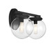 Two Light Bathroom Vanity (M80046MBK)