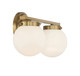 Two Light Bathroom Vanity Light (M80047NB)