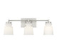 Meridian - M80058BN - Three Light Bathroom Vanity - Brushed Nickel