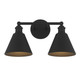Meridian - M80063MBK - Two Light Bathroom Vanity - Matte Black