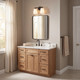 Two Light Bathroom Vanity (M80077MBKNB)