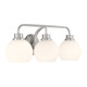 Three Light Bathroom Vanity (M80081BN)