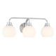 Three Light Bathroom Vanity (M80081CH)