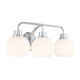 Three Light Bathroom Vanity (M80081CH)