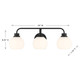 Three Light Bathroom Vanity (M80081MBK)