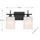 Two Light Bathroom Vanity (M80083MBK)