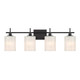 Meridian - M80085MBK - Four Light Bathroom Vanity - Matte Black