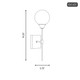 Mscon One Light Wall Sconce (M90003-79)