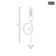 One Light Wall Sconce (M90005MBK)
