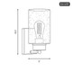 Mscon One Light Wall Sconce (M90013NB)