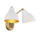 Two Light Wall Sconce (M90075WHNB)