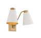 Two Light Wall Sconce (M90076WHNB)