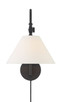One Light Wall Sconce (M90085MBK)