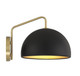 One Light Wall Sconce (M90094MBKNB)