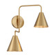 Two Light Wall Sconce (M90111NB)