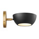 One Light Wall Sconce (M90113MBKNB)