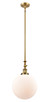 manufacturer_finish:Brushed Brass|manufacturer_glass:Matte White|light_output:220.00lm|color_temperature:2200K|cri:99