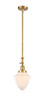 manufacturer_finish:Satin Gold|manufacturer_glass:Cased Matte White Small Bullet|light_output:220.00lm|color_temperature:2200K|cri:99
