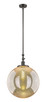 Innovations - 206-OB-G208-18 - One Light Mini Pendant - Franklin Restoration - Oil Rubbed Bronze