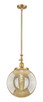 Innovations - 206-SG-G208-14 - One Light Mini Pendant - Franklin Restoration - Satin Gold