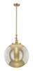 Innovations - 206-SG-G208-18 - One Light Mini Pendant - Franklin Restoration - Satin Gold
