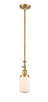 Innovations - 206-SG-G311 - One Light Mini Pendant - Franklin Restoration - Satin Gold