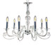 Metropolitan - N9456 - Six Light Chandelier - Eirene - Polished Nickel