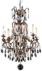 Metropolitan - N950115 - 12 Light Chandelier - Vintage - Oxidized Brass