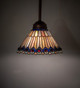 Tiffany Jeweled Peacock One Light Pendant (101802)