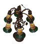Stained Glass Pond Lily Six Light Table Lamp (102415)