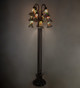 Stained Glass Pond Lily 12 Light Floor Lamp (10280)