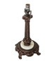 Meyda Tiffany - 10483 - One Light Table Base - Rope - Mahogany Bronze
