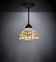 Tiffany Turning Leaf One Light Mini Pendant (105221)